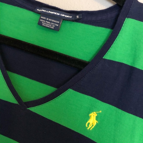Striped Long Sleeve Ralph Lauren Shirt - Picture 2 of 3